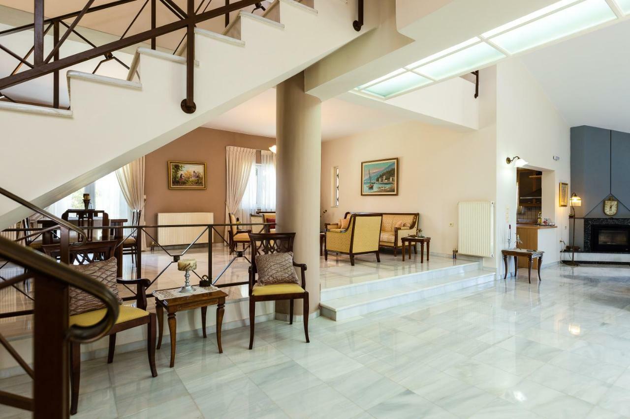 Carpe Diem-Luxury Villa With Private Pool Agia Paraskevi  エクステリア 写真