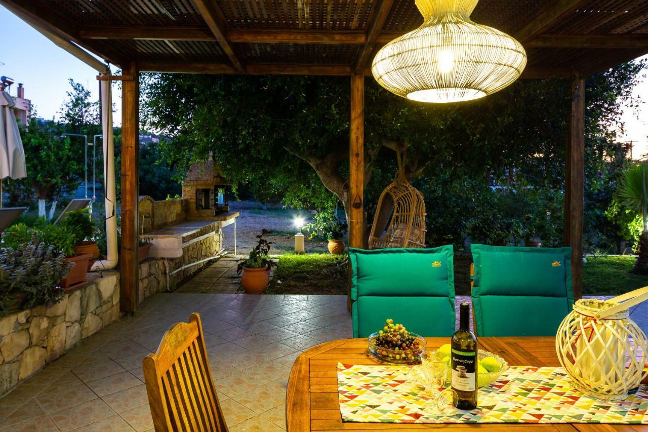 Carpe Diem-Luxury Villa With Private Pool Agia Paraskevi  エクステリア 写真